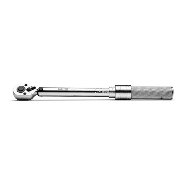 Capri Tools 50-250 inch Pound Industrial Torque Wrench, 1/4" Drive