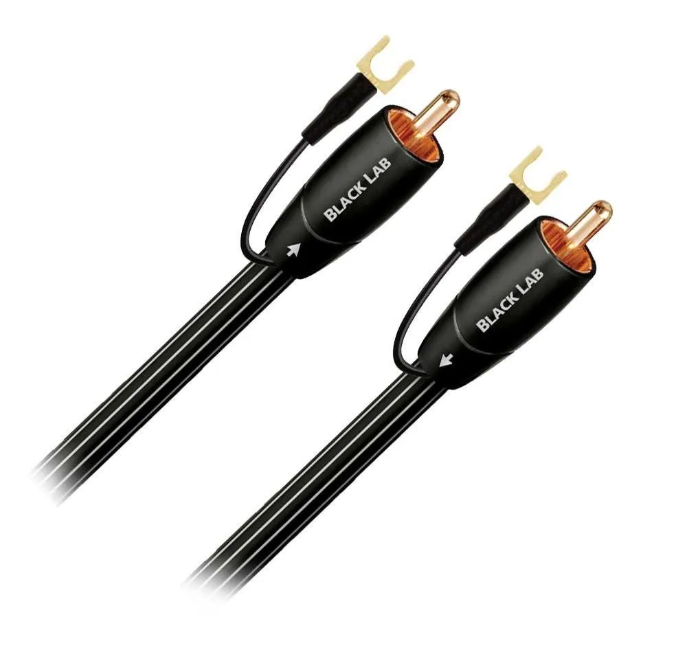 AudioQuest Black Lab RCA Low-Frequency Subwoofer Audio Interconnect Cable