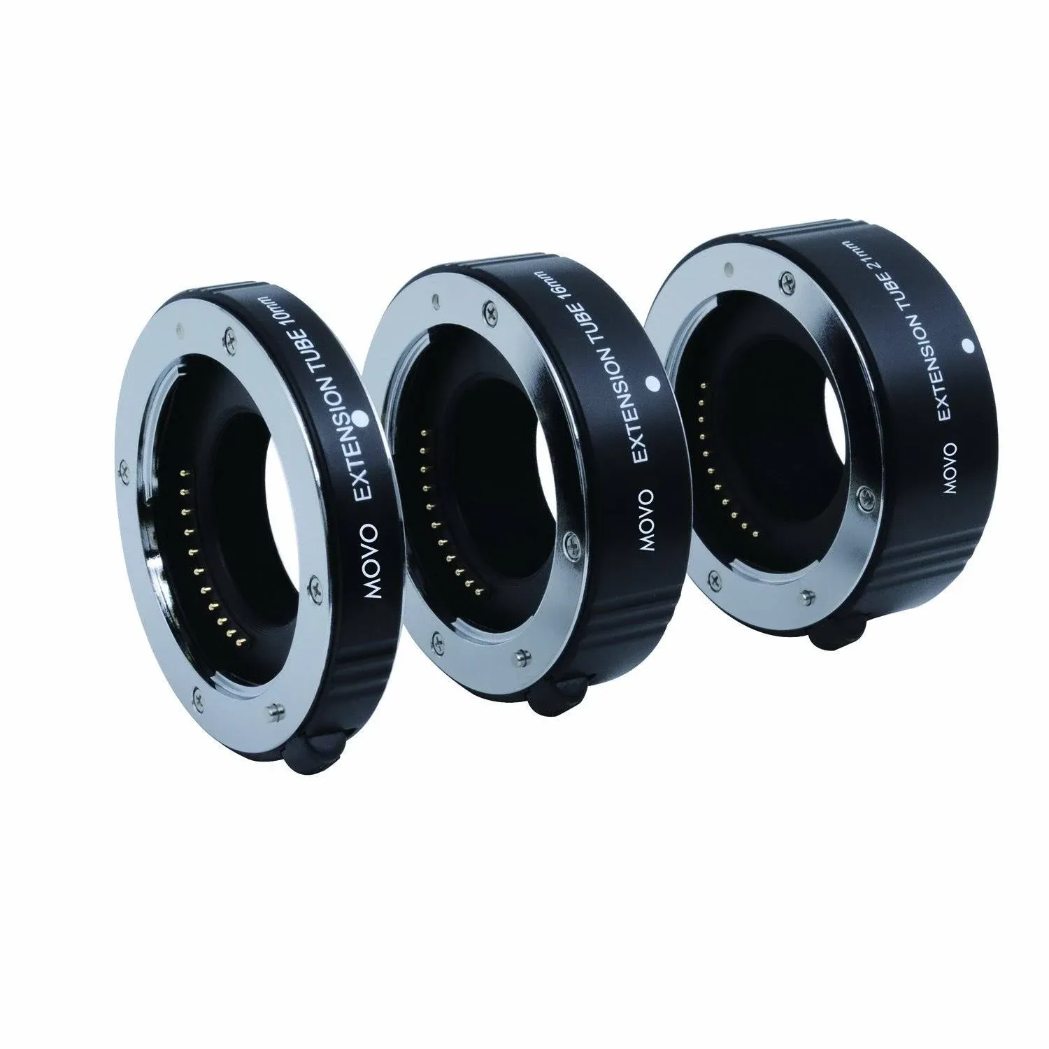 Movo AF Macro Extension Tube Set for Fujifilm X-Mount Mirrorless Cameras