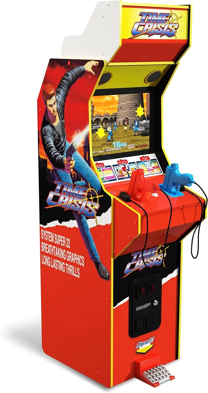 Arcade1Up borne 2 joueurs Time Crisis 178 cm