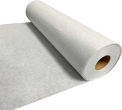 CAREGY Light Weight White Iron-On Non-Woven Fusible Interfacing 12 inch X 27 Yards Light Weight Non-Woven Interfacing Iron On Polyester Single-Sided Interfacing for DIY Crafts Supplies