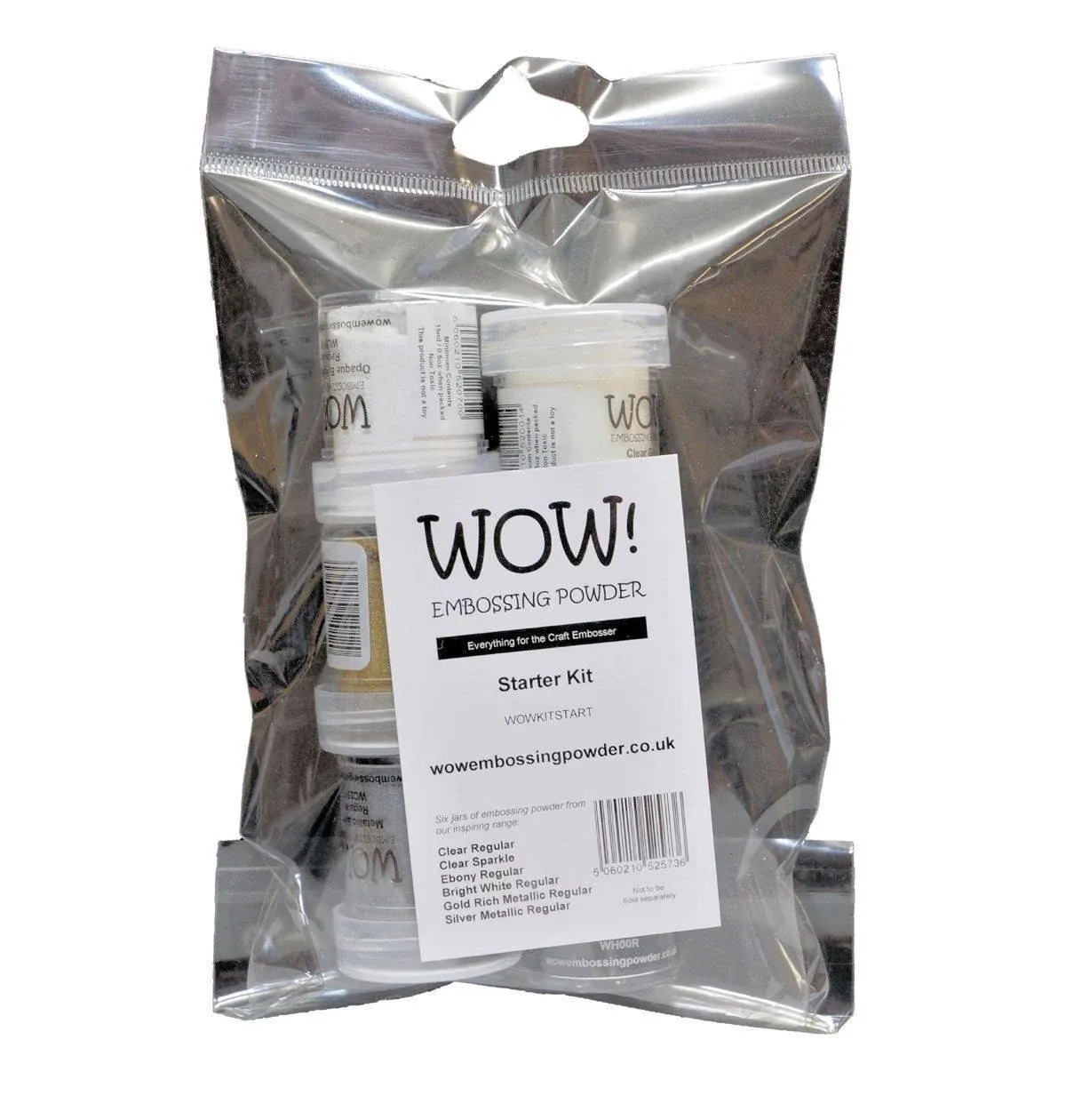 WOW Embossing Powder Starter Set 6 x 15ml Pots