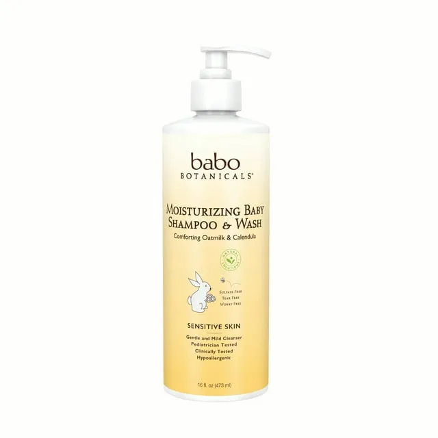 Babo Botanicals Moisturizing Baby Shampoo & Wash