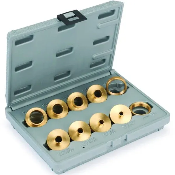 Taytools 10 Piece Set Solid Brass Precision Machined Router Template Bushings Guide Bearings Set RB