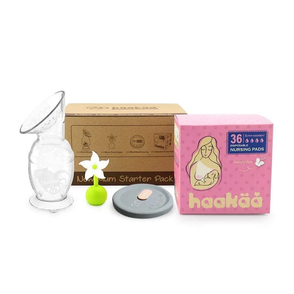 Haakaa® New Mom Starter Pack in Clear | Bed Bath & Beyond