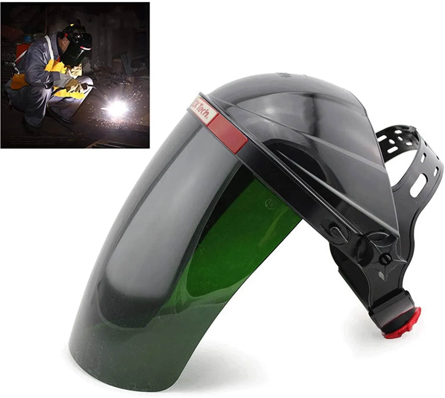 Welding Helmet, Safety Face Shield Head Mounted Welding Masks UV Protective Plasma Cutting Helmet for Argon Arc and Gas Shielded Welding