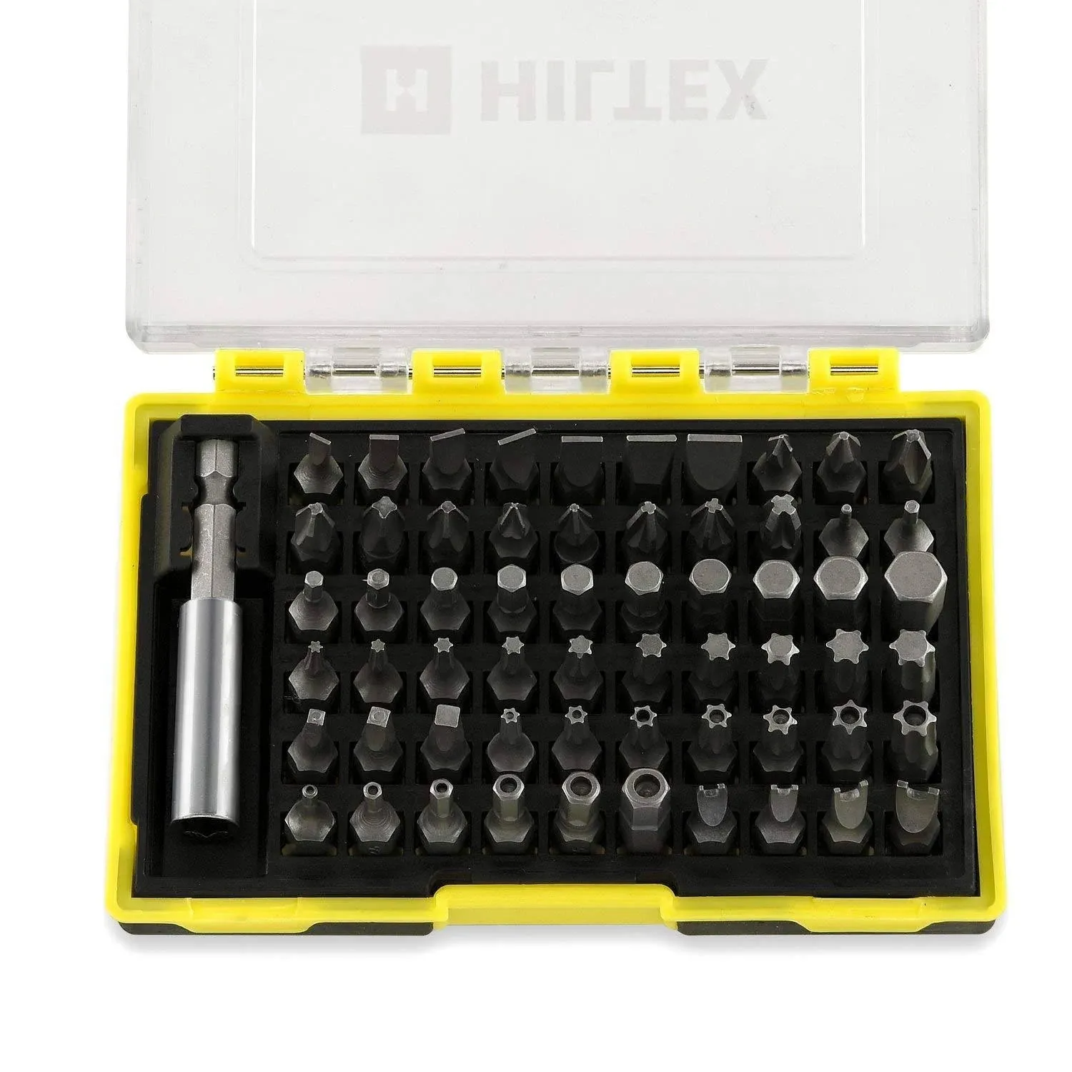 HILTEX 10060 1/4″ Security Bit Set | 61 Piece | Hex Shank Screwdrivers | Include