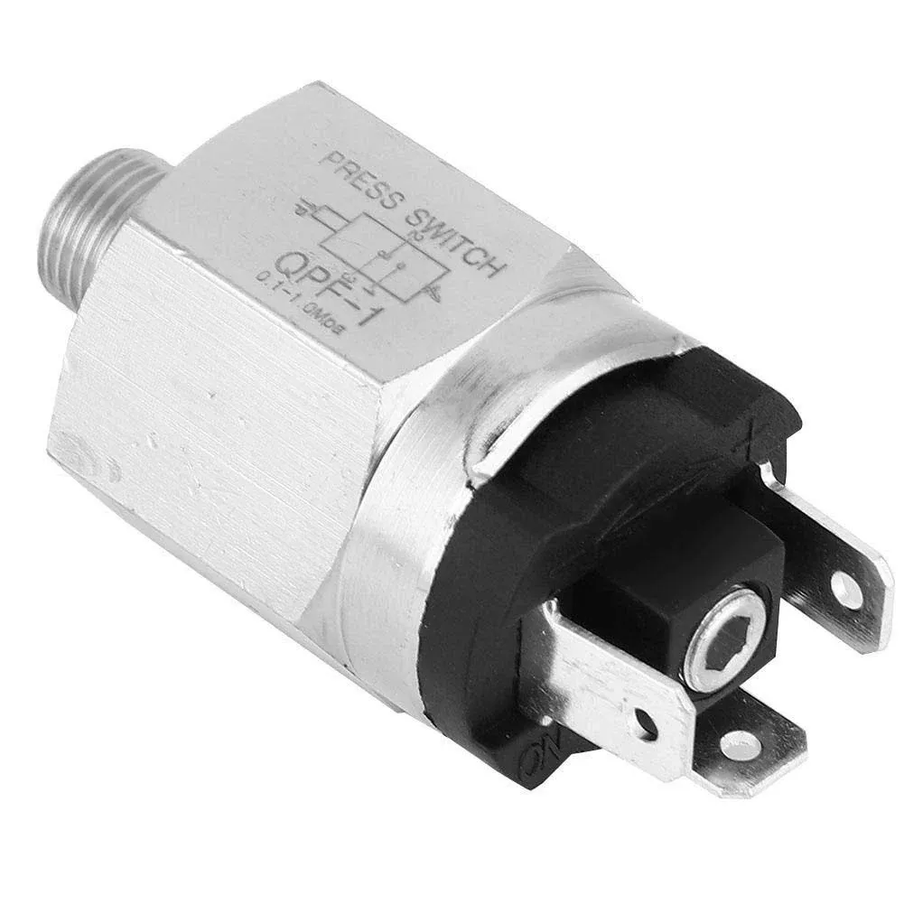 Pneumatic Adjustable Diaphragm Pressure Switch G1/8in NC/NO 0.1-1.0Mpa Switch...