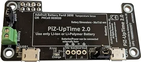 Alchemy Power Inc. Piz Uptime 2.0 Ups for Raspberry Pi