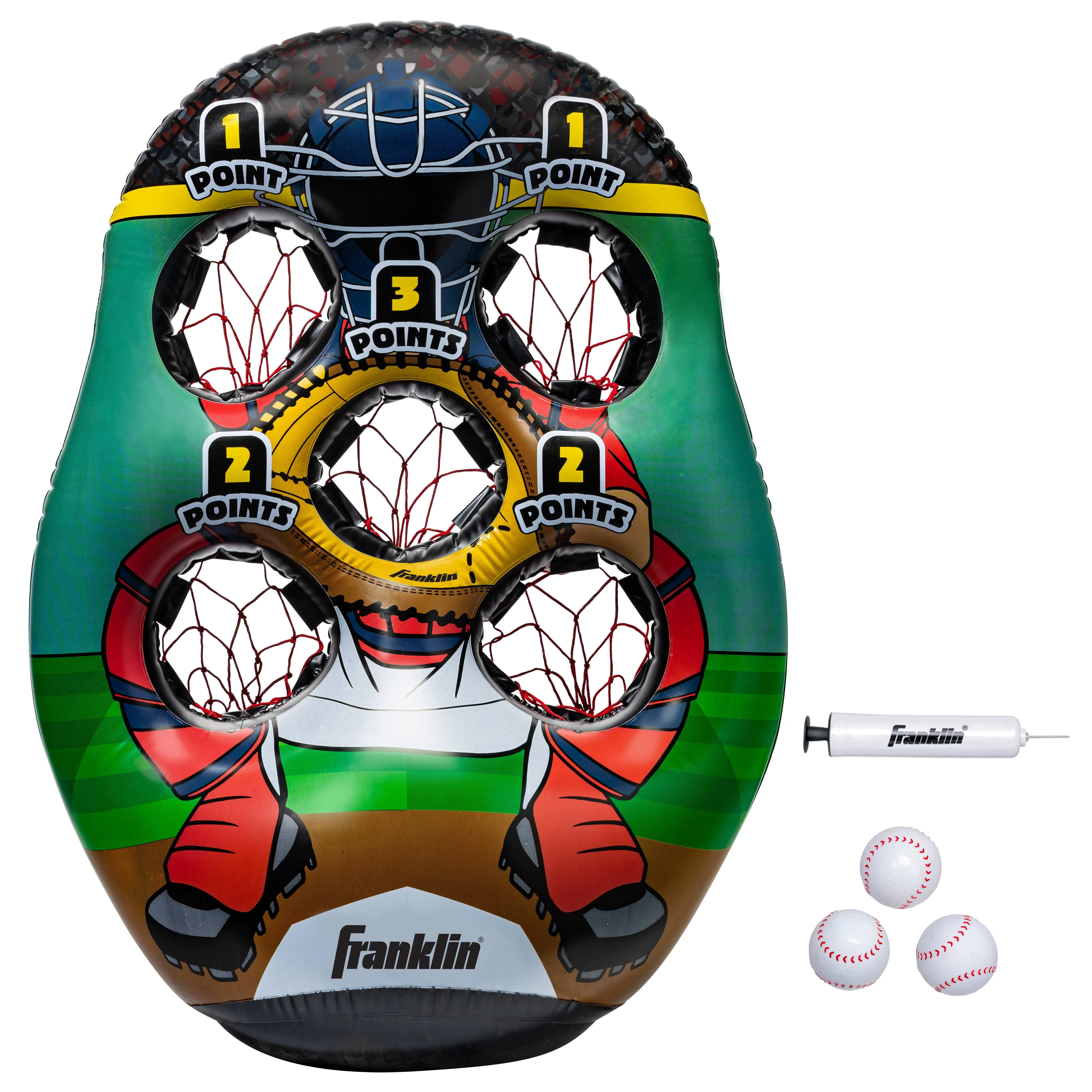 Franklin Sports 5-Hole Inflatable Baseball Target