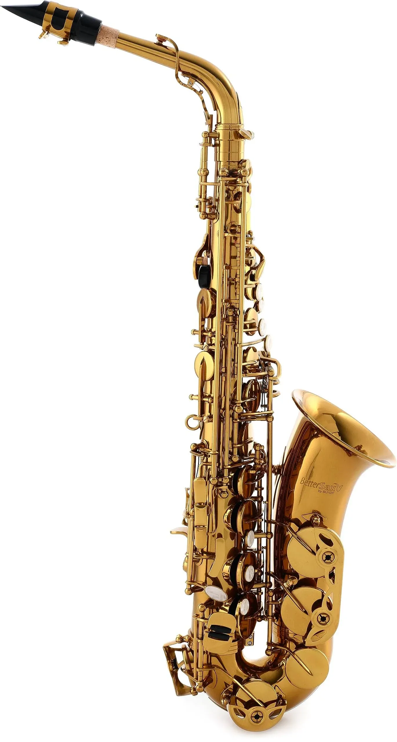 BetterSax Student Alto Saxophone - Dark Gold Lacquer Certified Open Box