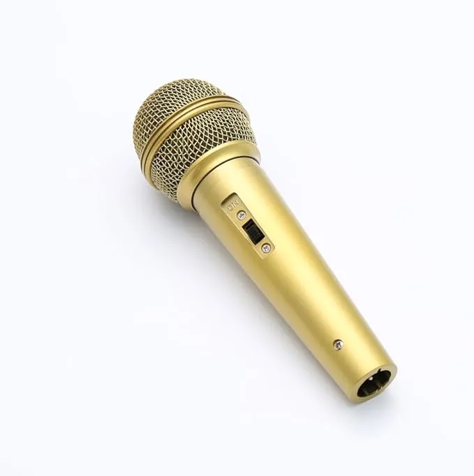 The Cosplay Company Gold Microphone