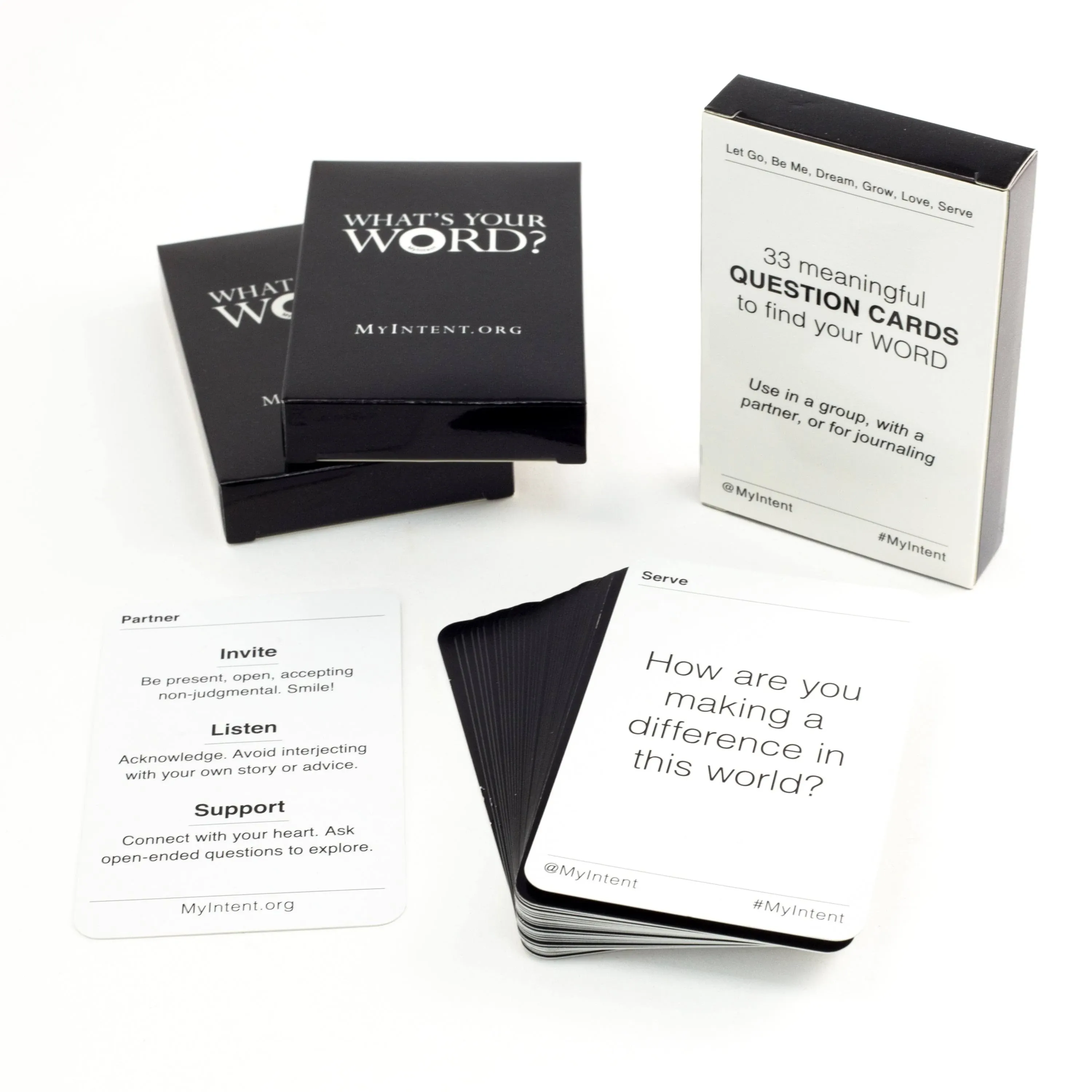 MyIntent What's Your Word 33 Question Conversation Cards