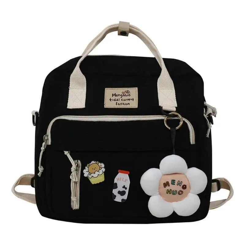 Cute Messenger Bag, Kawaii Backpack Japanese Crossbody Bag Aesthetic Bag Ita Bag with Kawaii Accessories