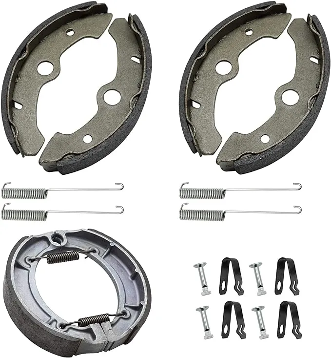 Front & Rear Brake Shoes for Yamaha Big Bear 350 1996-1998 Kodiak 400 1993-1998