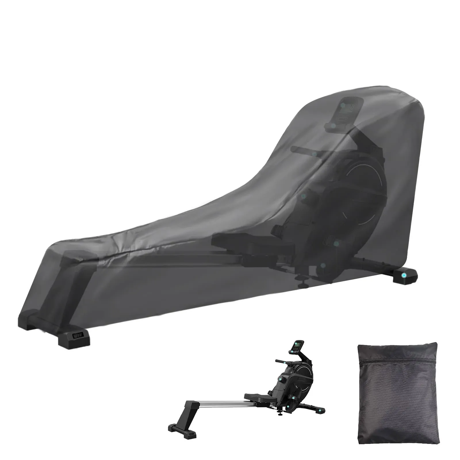 Andacar Rowing Machine Cover, Cover for Concept 2 Rowing Machine Waterproof ...