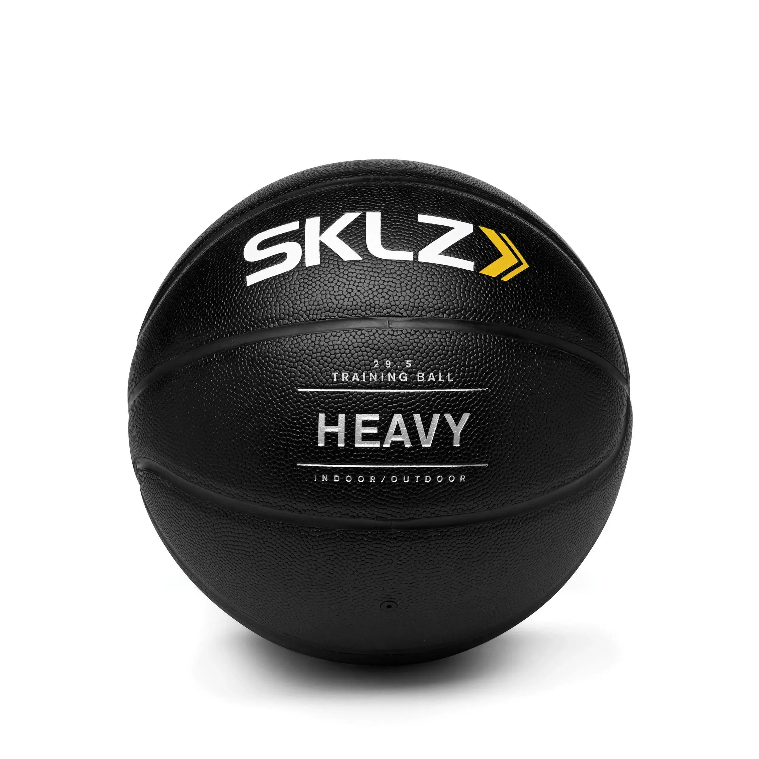 SKLZ Weighted Training Basketball, 29.5" - 3-lb Heavy Training Ball - Black, Quality Faux Leather Construction - Durable & Wear-and-Tear Resistant Dribbling Trainer for Indoor or Outdoor Use