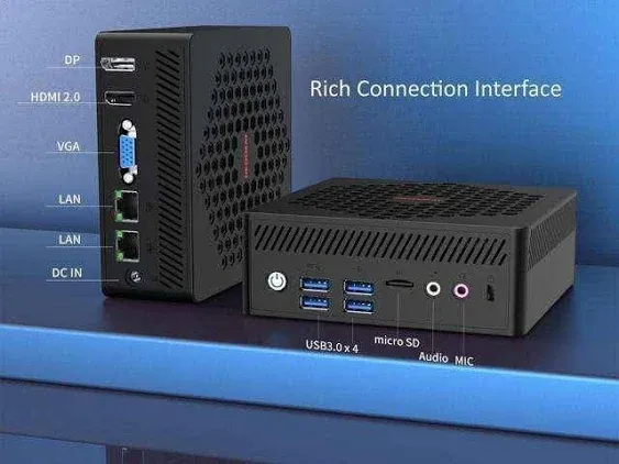 NEOSMAY Fanless Mini PC