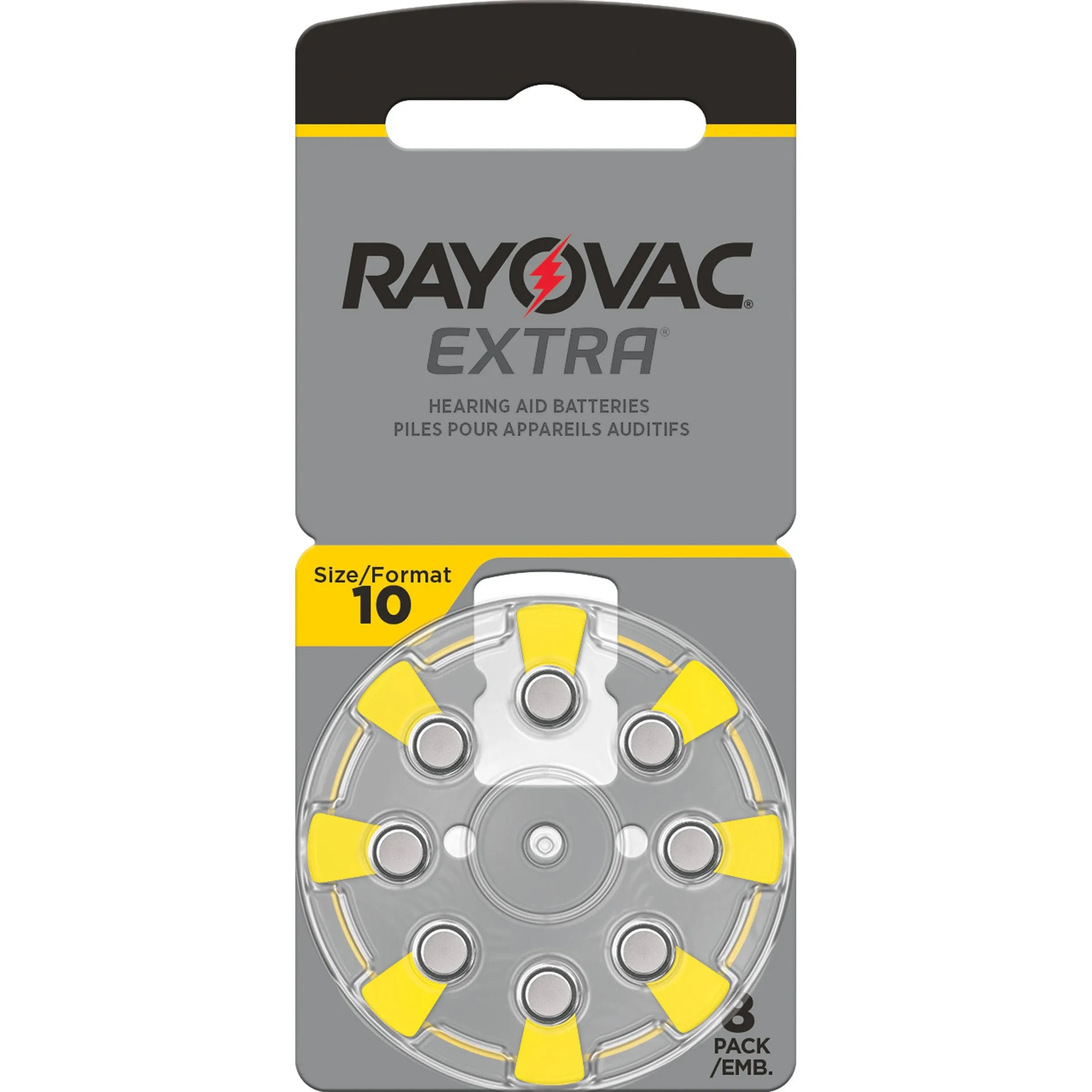 Rayovac Extra Hearing Aid Batteries, Size 10 (80 Total Batteries)