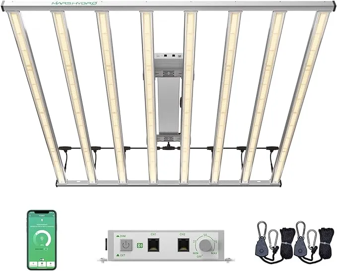 Mars Hydro Smart Dimmable FC-E8000 Bridgelux 800W CO2 Vertical Farm LED Grow Light