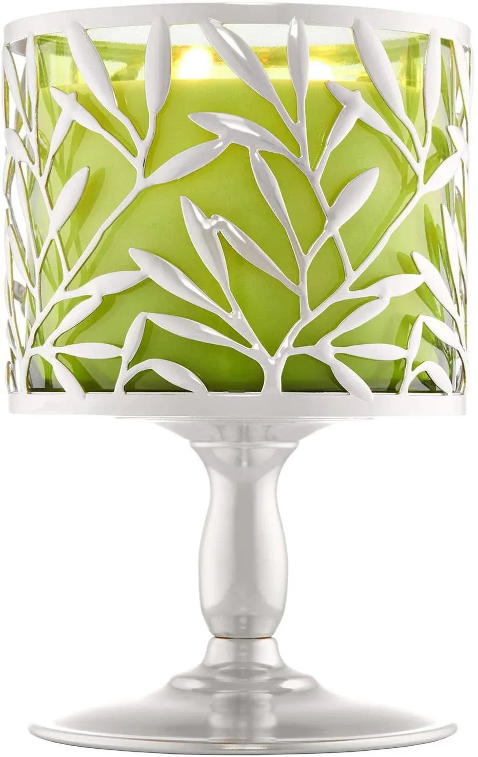 Bath and Body Works Vine Leaf Pedestal 3-Wick Candle Holder