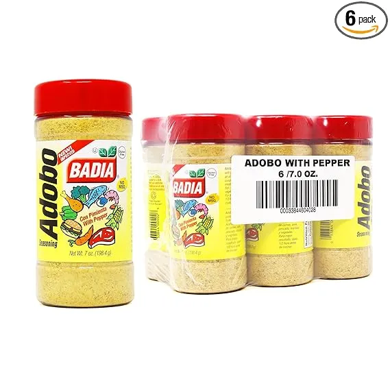 Badia Adobo with Pepper - 7 oz (Pack of 6 )