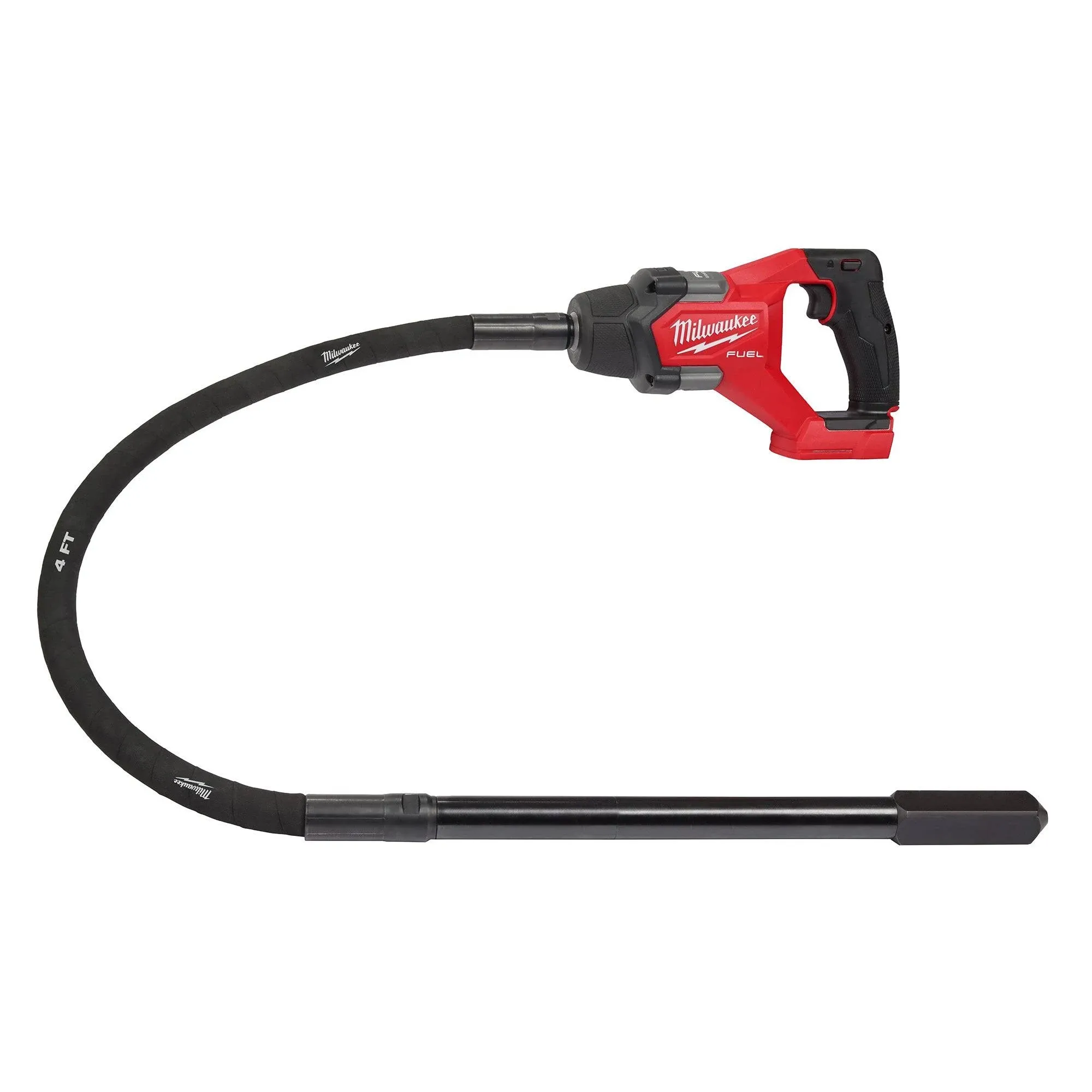 Milwaukee M18 FUEL 4' Concrete Pencil Vibrator