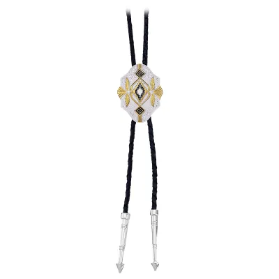 Montana Silversmiths Men's Southwest Scalloped Bolo Tie