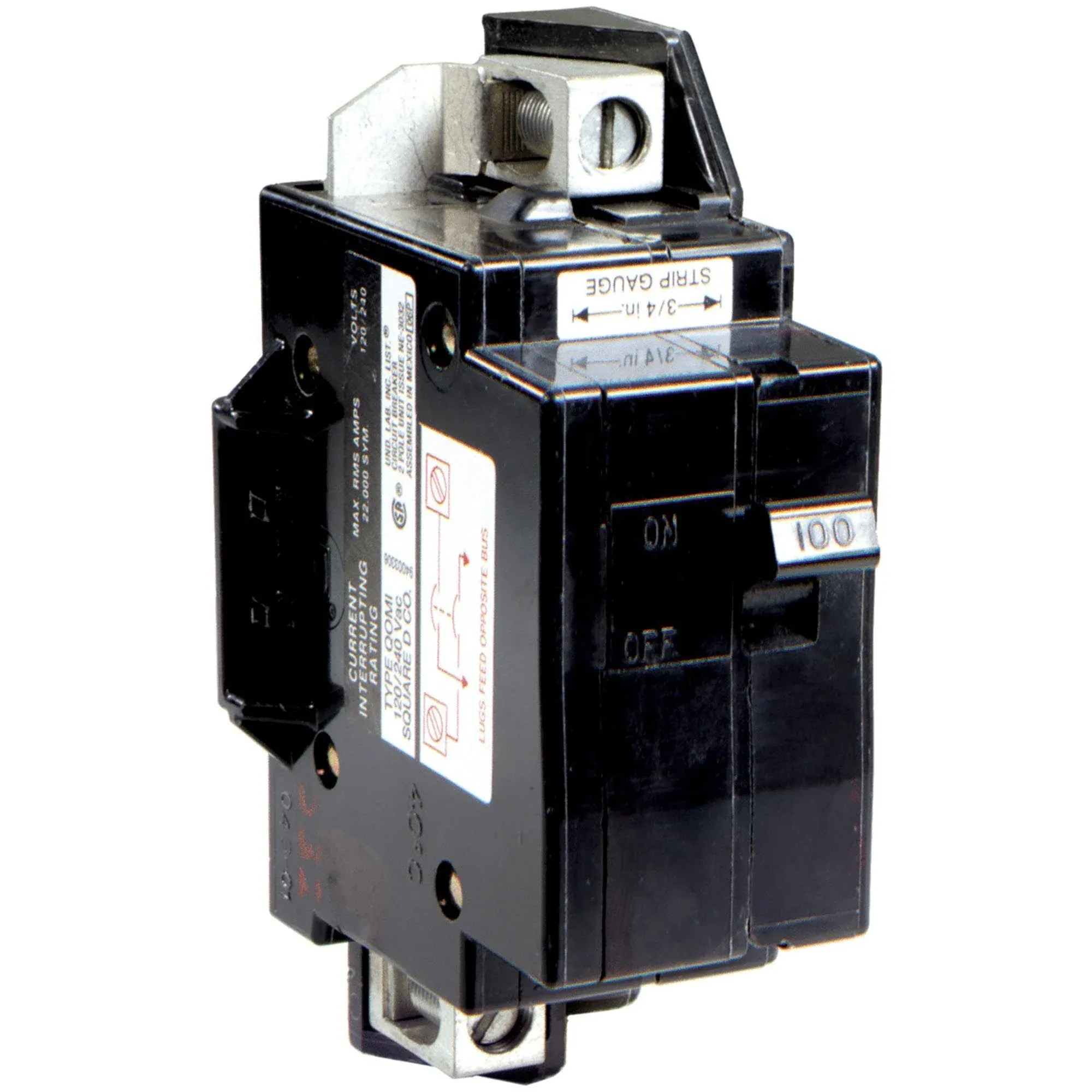 Square D QO 100 Amp Main Circuit Breaker