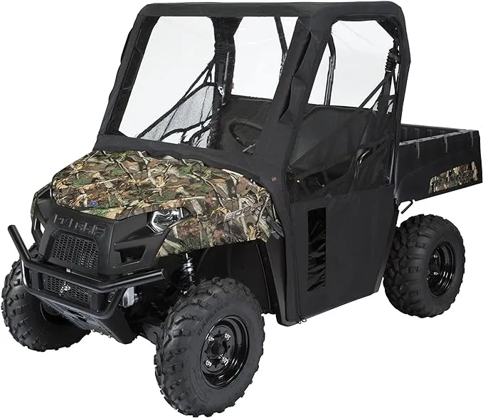 CLASSIC ACC. CAB ENCLOSURE BLACK POLARIS RANGER 02-08 FULL SIZE 18-115-010401-<wbr/>00