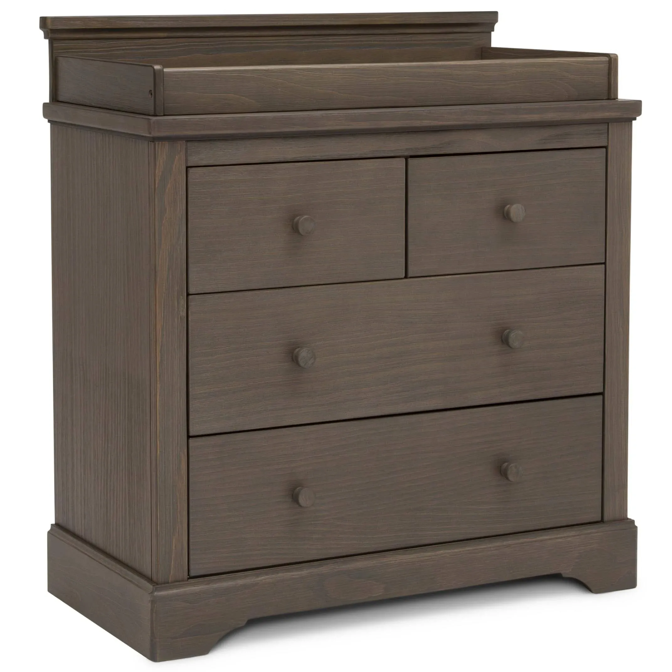 Simmons Kids Paloma 4 Drawer Dresser with Changing Top and Interlocking Drawers