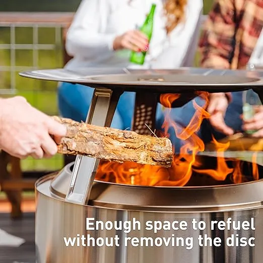 Solo Stove Ranger Heat Deflector - Enhance Warmth and Comfort for Your Fire Pit - Durable 304 Stainless Steel - Maximizes Heat Radius - Long-Lasting Camping Essentials, 5 lbs