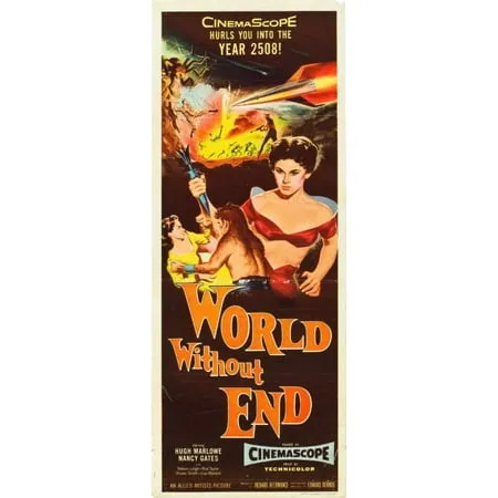 World Without End 14x36 Insert Movie Poster Unframed Age: Adults Rectangle Western Graphic