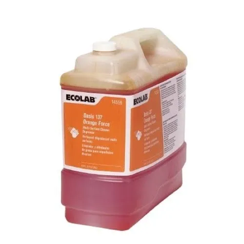  Ecolab 6100155 GreaseLift Non-Caustic Degreaser 4 Liter (2 bags)