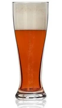 DU VINO USA Made Nucleated Pilsner Glasses- Etched Beer Glass for Better Head Retention, Aroma and Flavor - 16 oz Craft Beer Glasses for Beer Drinking Bliss - 4 Pack