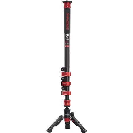 iFootage Cobra 2 C180-II 4-Section Carbon Fiber Monopod with Low-Profile Tripod