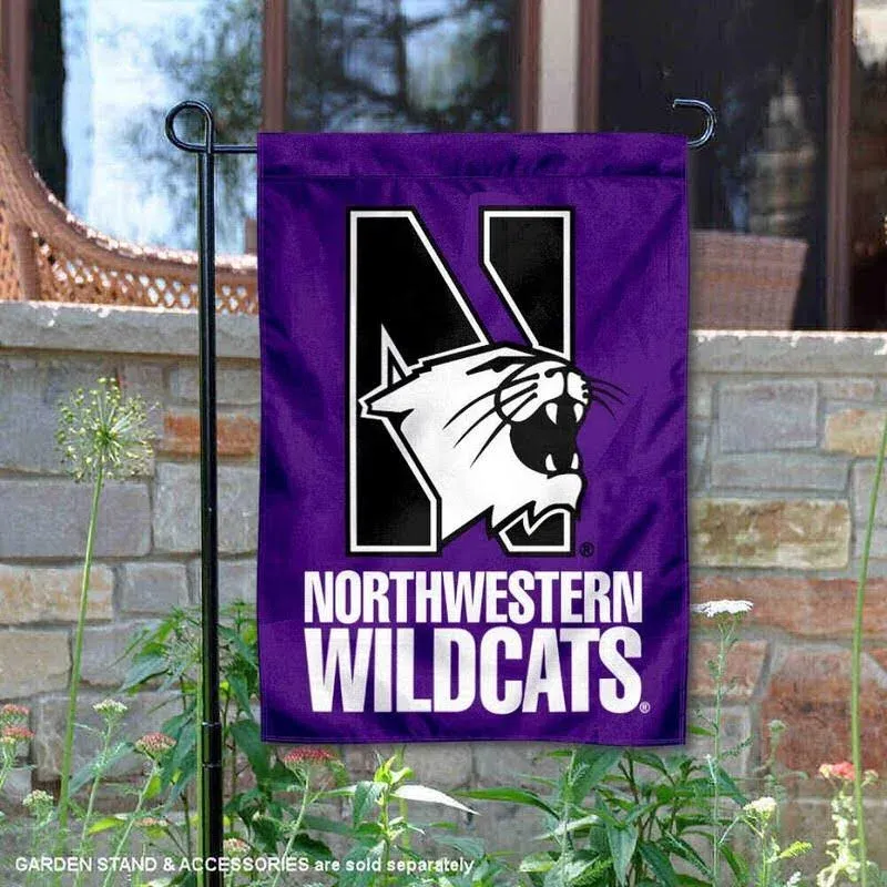 Northwestern Garden Flag Yard Banner