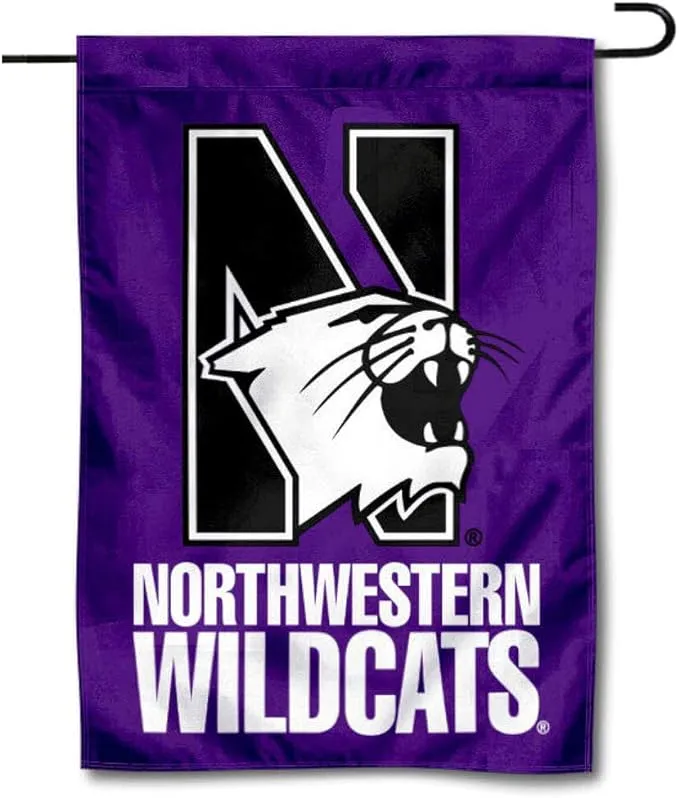 Northwestern Garden Flag Yard Banner