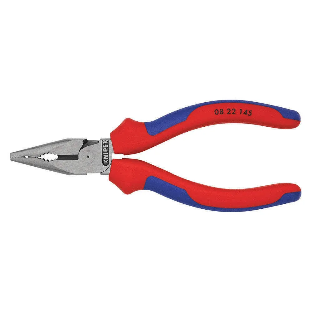 KNIPEX Tools - Needle-Nose Combination Pliers, Multi-Component (0822145SBA)