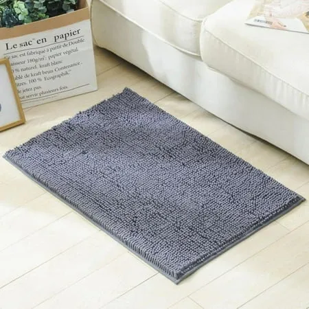 MEROTABLE Bathing Room Rug Soft Carpet Slip-resistant Floor Door Mat Dirt Barrier Floor Door Cushion Mat Rug 50X80CM 2021 New