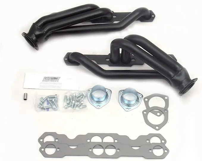 Patriot Exhaust® H8036 - Hi-Temp Black Coated Exhaust Headers