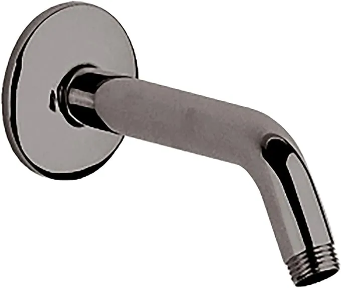 GROHE 27412A00 Relexa 6 5/8″ Tubular Shower Arm, Hard Graphite