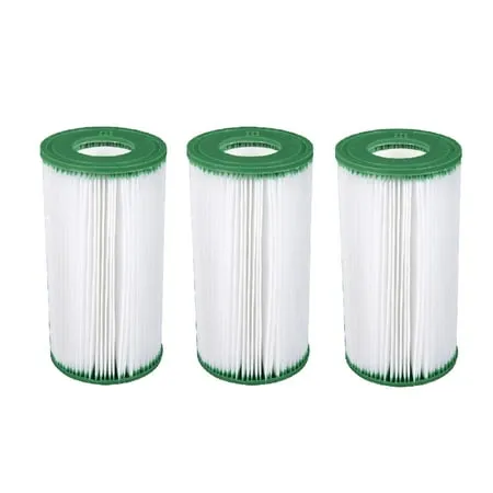 Coleman Type III A/C 1000 &amp; 1500 GPH Replacement Filter Pool Cartridges (3 Pack)