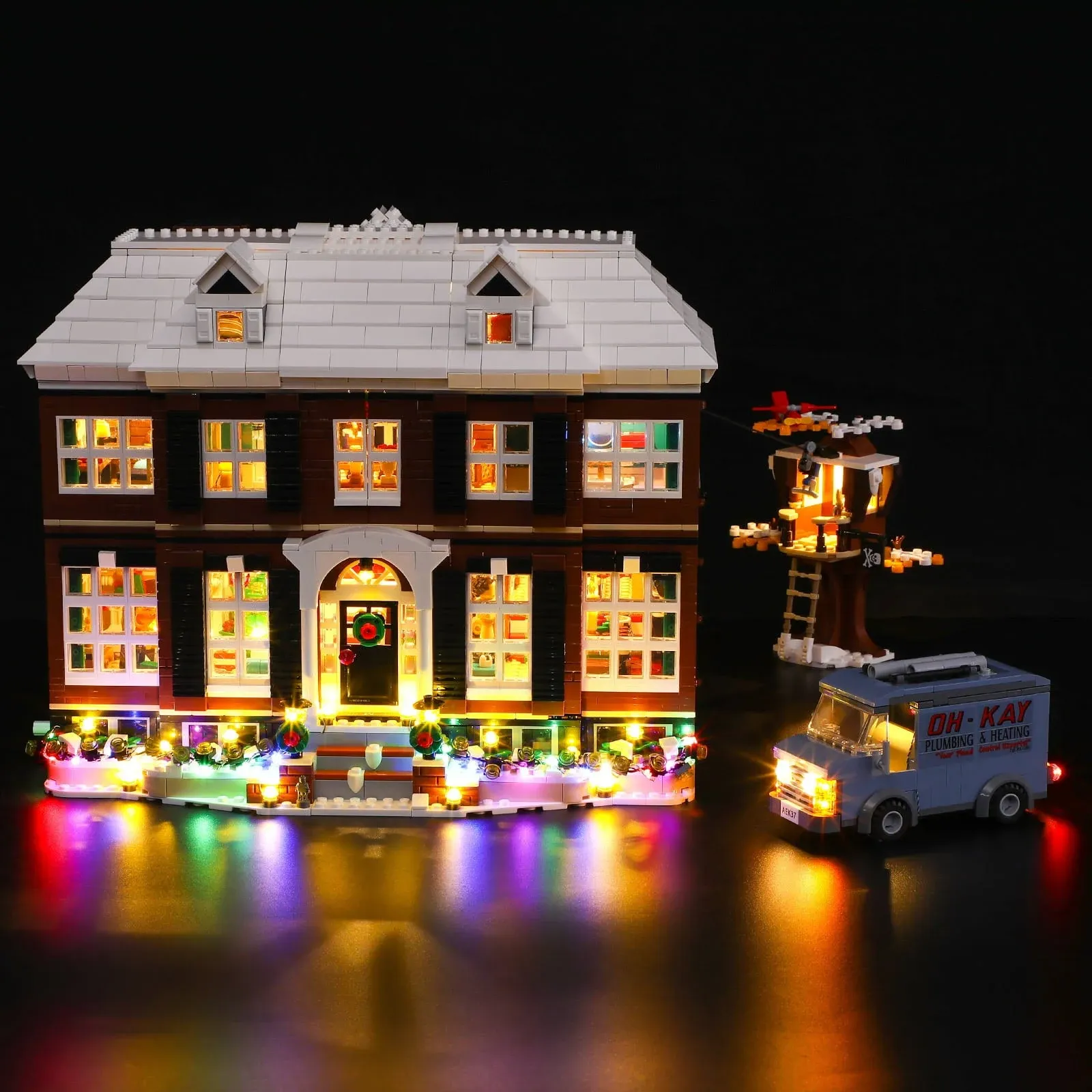 BRIKSMAX LED Lighting Set for Legos Ideas Home Alone, Light Kit Compatible with ...