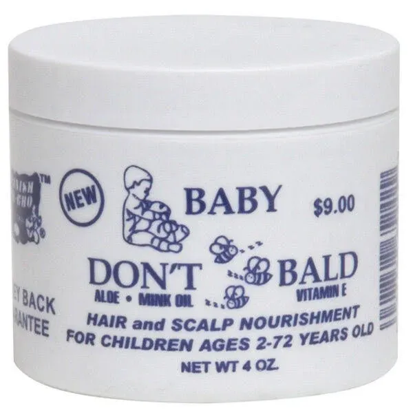 Baby Don't Be Bald Hair and Scalp Nourishment