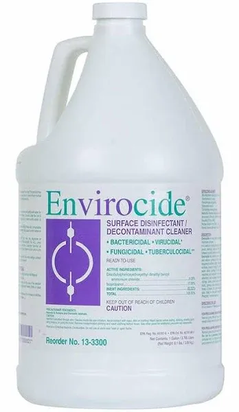 Envirocide Surface Disinfectant Cleaner Gallon