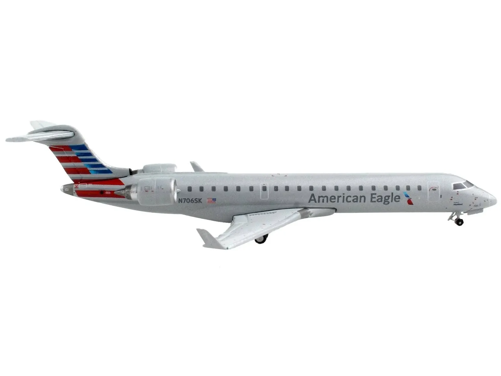 GJAAL2033 GeminiJets CRJ700ER 1/400 Model N706SK American Eagle / SkyWest