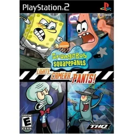 Spongebob SquarePants Lights Camera Pants - PlayStation 2