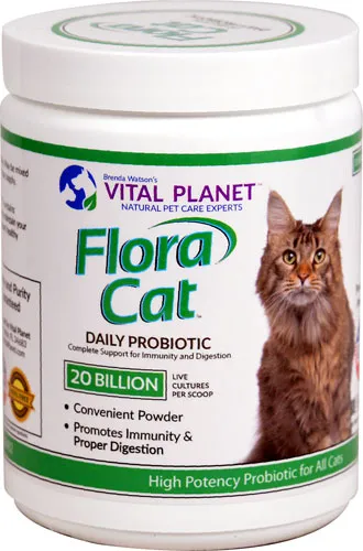 Vital Planet Flora Cat Daily Probiotic Powder 20 billion - 3.92 oz