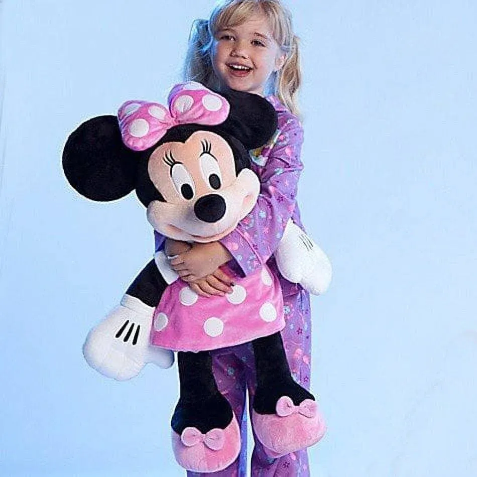 Disney Store Large/Jumbo 27 Minnie Mouse Plush Toy Stuffed Character Doll